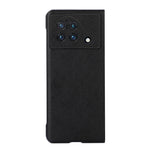 Custodia per telefono in PU con texture Litchi a due colori con foro accurato, For vivo X Fold