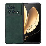 Custodia per telefono in PU con texture Litchi a due colori con foro accurato, For vivo X Fold