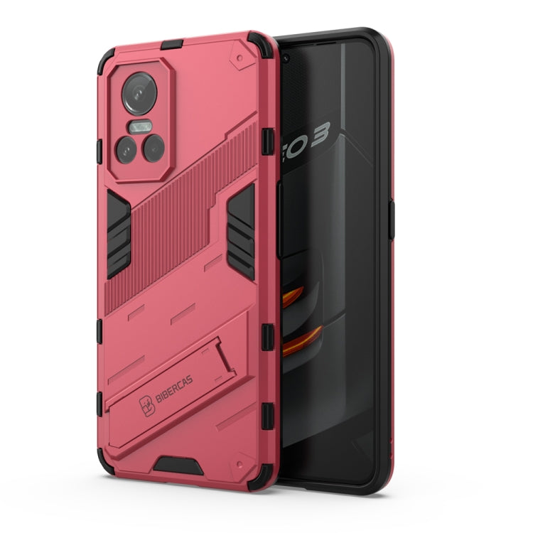 Punk Armor 2 in 1 PC + custodia per telefono antiurto in TPU con supporto invisibile, For Realme GT Neo3 5G China, For Samsung Galaxy A23