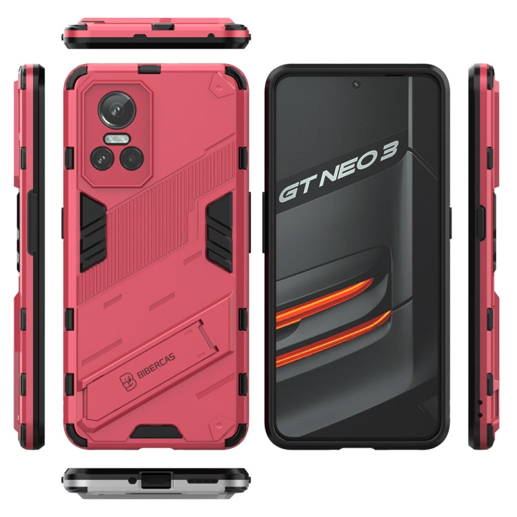 Punk Armor 2 in 1 PC + custodia per telefono antiurto in TPU con supporto invisibile, For Realme GT Neo3 5G China, For Samsung Galaxy A23