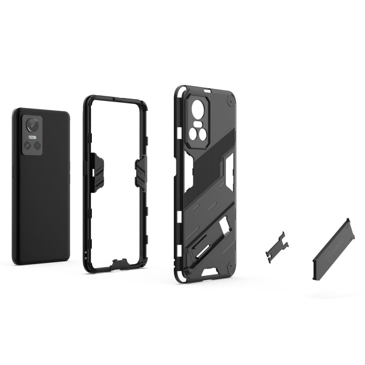 Punk Armor 2 in 1 PC + custodia per telefono antiurto in TPU con supporto invisibile, For Realme GT Neo3 5G China, For Samsung Galaxy A23