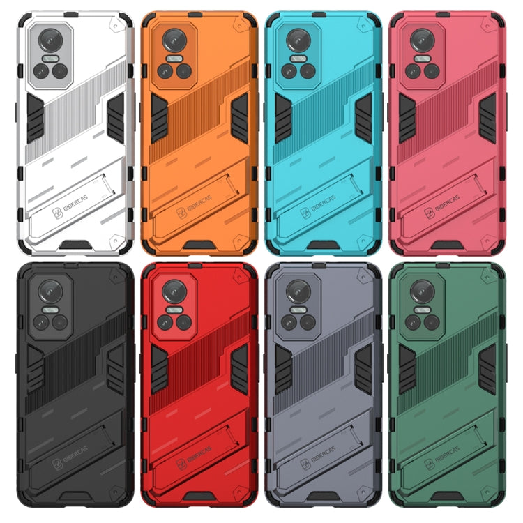 Punk Armor 2 in 1 PC + custodia per telefono antiurto in TPU con supporto invisibile, For Realme GT Neo3 5G China, For Samsung Galaxy A23