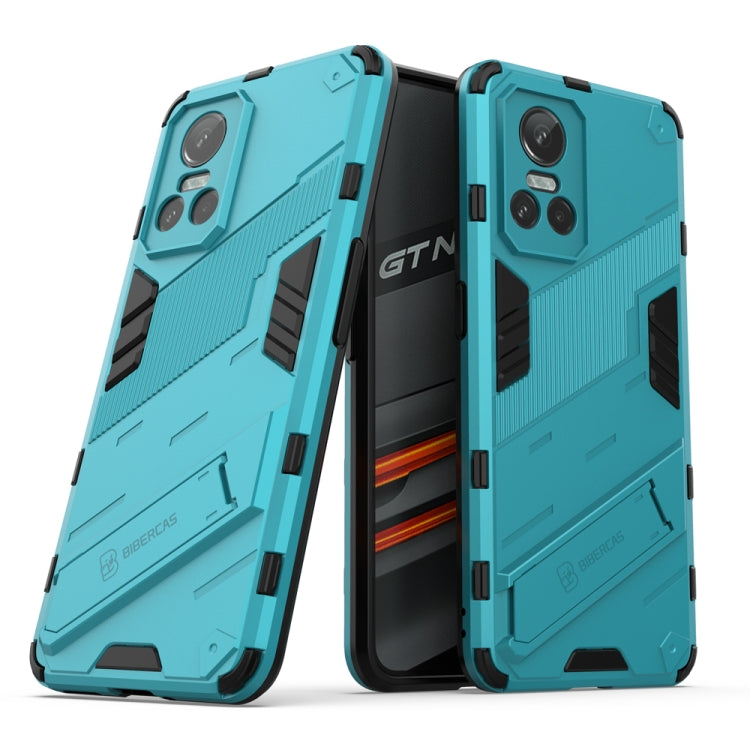 Punk Armor 2 in 1 PC + custodia per telefono antiurto in TPU con supporto invisibile, For Realme GT Neo3 5G China, For Samsung Galaxy A23