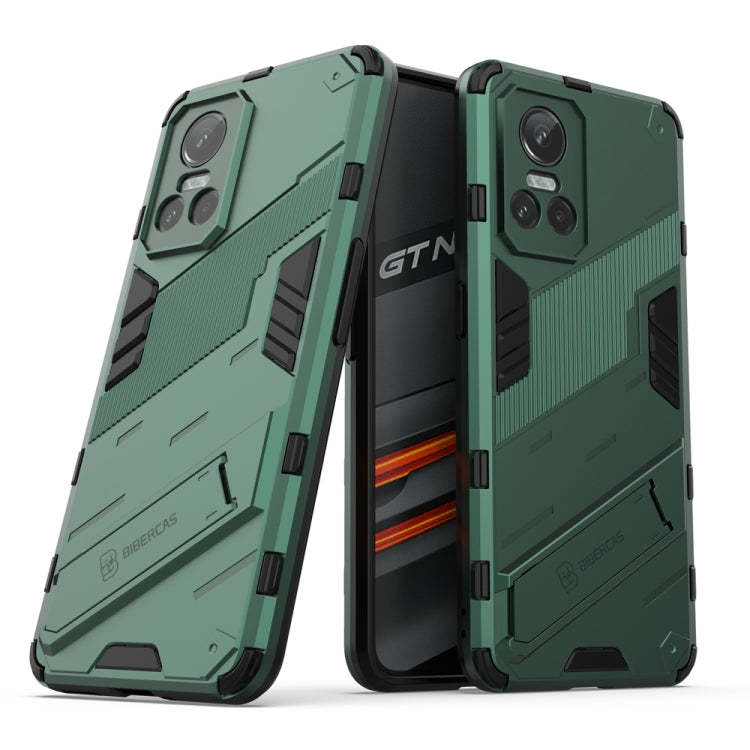 Punk Armor 2 in 1 PC + custodia per telefono antiurto in TPU con supporto invisibile, For Realme GT Neo3 5G China, For Samsung Galaxy A23
