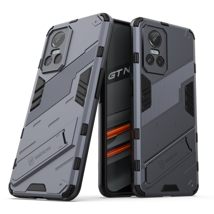 Punk Armor 2 in 1 PC + custodia per telefono antiurto in TPU con supporto invisibile, For Realme GT Neo3 5G China, For Samsung Galaxy A23