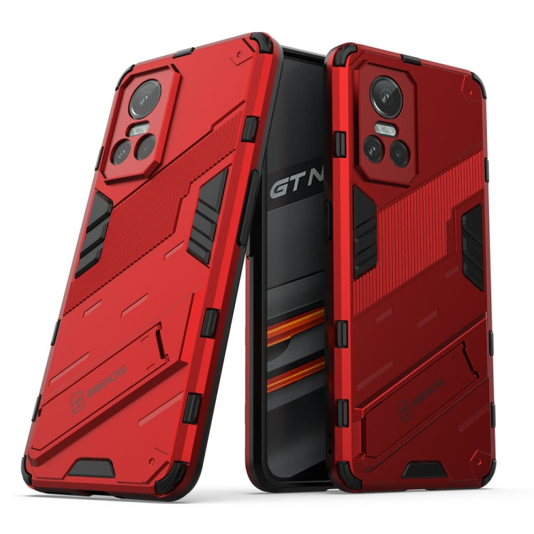 Punk Armor 2 in 1 PC + custodia per telefono antiurto in TPU con supporto invisibile, For Realme GT Neo3 5G China, For Samsung Galaxy A23