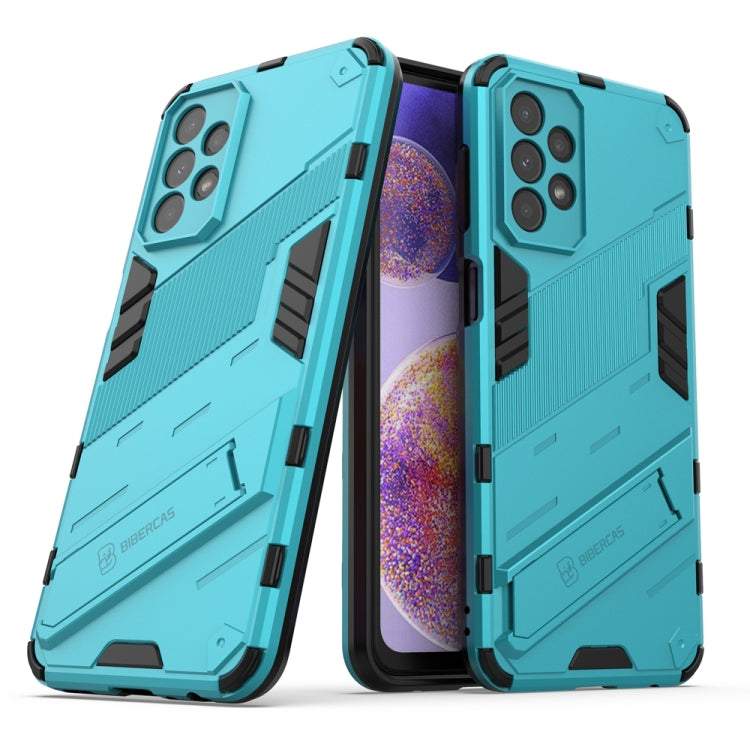Punk Armor 2 in 1 PC + custodia per telefono antiurto in TPU con supporto invisibile, For Realme GT Neo3 5G China, For Samsung Galaxy A23