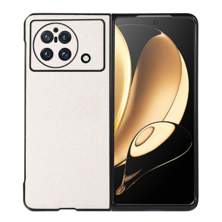 Custodia per telefono in PU con polvere glitterata con foro preciso, For vivo X Fold