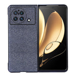 Custodia per telefono in PU con polvere glitterata con foro preciso, For vivo X Fold