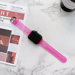 Cinturino silicone trasparente per Apple Watch