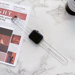 Cinturino silicone trasparente per Apple Watch