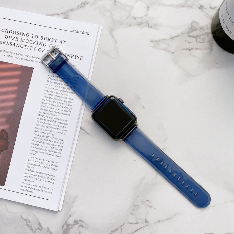 Cinturino silicone trasparente per Apple Watch