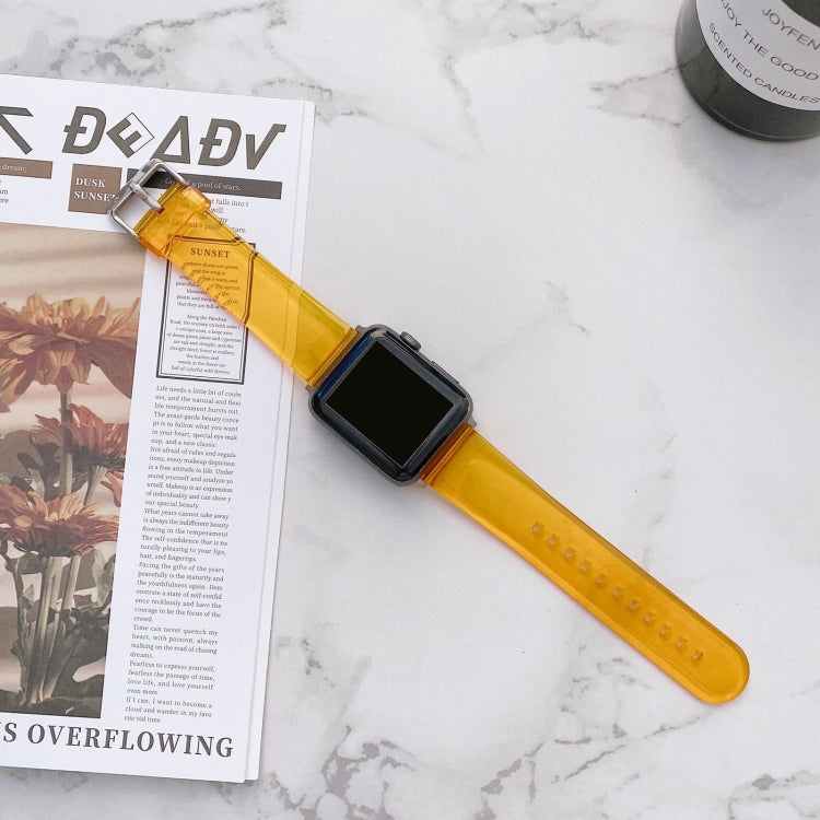 Cinturino silicone trasparente per Apple Watch