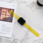 Cinturino silicone trasparente per Apple Watch