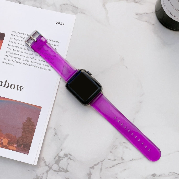 Cinturino silicone trasparente per Apple Watch