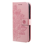 Custodia in pelle Flip orizzontale con motivo a fiori a 7 petali, For Xiaomi Redmi Note 11E/Redmi 10 Prime+ 5G, For Huawei Nova 9 Pro/Honor 50 Pro, For Infinix Hot 11, For Infinix Note 11