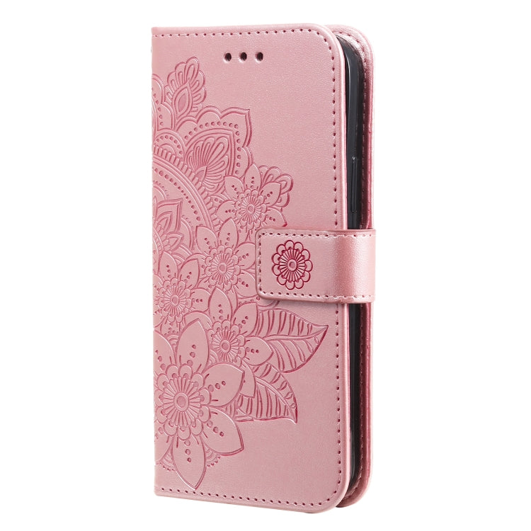Custodia in pelle Flip orizzontale con motivo a fiori a 7 petali, For Xiaomi Redmi Note 11E/Redmi 10 Prime+ 5G, For Huawei Nova 9 Pro/Honor 50 Pro, For Infinix Hot 11, For Infinix Note 11
