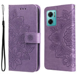 Custodia in pelle Flip orizzontale con motivo a fiori a 7 petali, For Xiaomi Redmi Note 11E/Redmi 10 Prime+ 5G, For Huawei Nova 9 Pro/Honor 50 Pro, For Infinix Hot 11, For Infinix Note 11