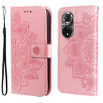 Custodia in pelle Flip orizzontale con motivo a fiori a 7 petali, For Xiaomi Redmi Note 11E/Redmi 10 Prime+ 5G, For Huawei Nova 9 Pro/Honor 50 Pro, For Infinix Hot 11, For Infinix Note 11