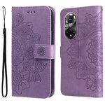 Custodia in pelle Flip orizzontale con motivo a fiori a 7 petali, For Xiaomi Redmi Note 11E/Redmi 10 Prime+ 5G, For Huawei Nova 9 Pro/Honor 50 Pro, For Infinix Hot 11, For Infinix Note 11