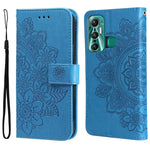 Custodia in pelle Flip orizzontale con motivo a fiori a 7 petali, For Xiaomi Redmi Note 11E/Redmi 10 Prime+ 5G, For Huawei Nova 9 Pro/Honor 50 Pro, For Infinix Hot 11, For Infinix Note 11