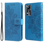 Custodia in pelle Flip orizzontale con motivo a fiori a 7 petali, For Xiaomi Redmi Note 11E/Redmi 10 Prime+ 5G, For Huawei Nova 9 Pro/Honor 50 Pro, For Infinix Hot 11, For Infinix Note 11