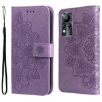 Custodia in pelle Flip orizzontale con motivo a fiori a 7 petali, For Xiaomi Redmi Note 11E/Redmi 10 Prime+ 5G, For Huawei Nova 9 Pro/Honor 50 Pro, For Infinix Hot 11, For Infinix Note 11