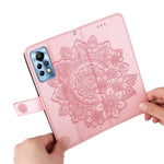 Custodia in pelle Flip orizzontale con motivo a fiori a 7 petali, For Infinix Note 11 Pro/Note 11s, For OPPO Realme C35, For OPPO Reno7 SE 5G, For OPPO Reno7 Z/A96 5G/OnePlus Nord N20 5G