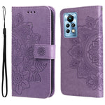 Custodia in pelle Flip orizzontale con motivo a fiori a 7 petali, For Infinix Note 11 Pro/Note 11s, For OPPO Realme C35, For OPPO Reno7 SE 5G, For OPPO Reno7 Z/A96 5G/OnePlus Nord N20 5G