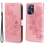 Custodia in pelle Flip orizzontale con motivo a fiori a 7 petali, For Infinix Note 11 Pro/Note 11s, For OPPO Realme C35, For OPPO Reno7 SE 5G, For OPPO Reno7 Z/A96 5G/OnePlus Nord N20 5G