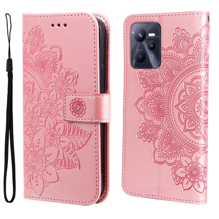 Custodia in pelle Flip orizzontale con motivo a fiori a 7 petali, For Infinix Note 11 Pro/Note 11s, For OPPO Realme C35, For OPPO Reno7 SE 5G, For OPPO Reno7 Z/A96 5G/OnePlus Nord N20 5G