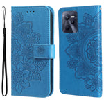 Custodia in pelle Flip orizzontale con motivo a fiori a 7 petali, For Infinix Note 11 Pro/Note 11s, For OPPO Realme C35, For OPPO Reno7 SE 5G, For OPPO Reno7 Z/A96 5G/OnePlus Nord N20 5G