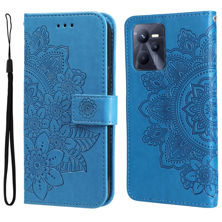Custodia in pelle Flip orizzontale con motivo a fiori a 7 petali, For Infinix Note 11 Pro/Note 11s, For OPPO Realme C35, For OPPO Reno7 SE 5G, For OPPO Reno7 Z/A96 5G/OnePlus Nord N20 5G