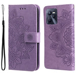 Custodia in pelle Flip orizzontale con motivo a fiori a 7 petali, For Infinix Note 11 Pro/Note 11s, For OPPO Realme C35, For OPPO Reno7 SE 5G, For OPPO Reno7 Z/A96 5G/OnePlus Nord N20 5G