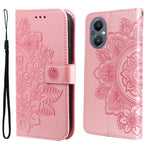 Custodia in pelle Flip orizzontale con motivo a fiori a 7 petali, For Infinix Note 11 Pro/Note 11s, For OPPO Realme C35, For OPPO Reno7 SE 5G, For OPPO Reno7 Z/A96 5G/OnePlus Nord N20 5G