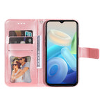Custodia in pelle Flip orizzontale con motivo a fiori a 7 petali, For vivo Y55 5G/Y75 5G/T1 5G