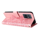 Custodia in pelle Flip orizzontale con motivo a fiori a 7 petali, For vivo Y55 5G/Y75 5G/T1 5G