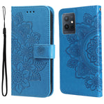 Custodia in pelle Flip orizzontale con motivo a fiori a 7 petali, For vivo Y55 5G/Y75 5G/T1 5G