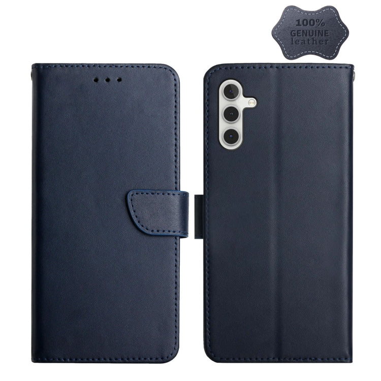 Custodia per telefono flip orizzontale in vera pelle a prova di impronte digitali, For Samsung Galaxy A10s, For Samsung Galaxy A12, For Samsung Galaxy A13 5G, For Samsung Galaxy A20 / A30, For Samsung Galaxy A20e, For Samsung Galaxy A20s               ...