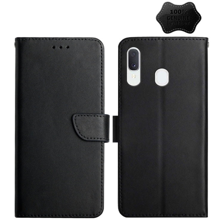 Custodia per telefono flip orizzontale in vera pelle a prova di impronte digitali, For Samsung Galaxy A10s, For Samsung Galaxy A12, For Samsung Galaxy A13 5G, For Samsung Galaxy A20 / A30, For Samsung Galaxy A20e, For Samsung Galaxy A20s               ...