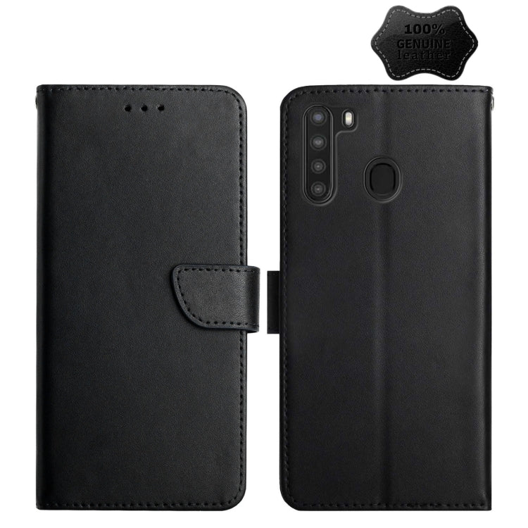 Custodia per telefono flip orizzontale in vera pelle a prova di impronte digitali, For Samsung Galaxy A10s, For Samsung Galaxy A12, For Samsung Galaxy A13 5G, For Samsung Galaxy A20 / A30, For Samsung Galaxy A20e, For Samsung Galaxy A20s               ...