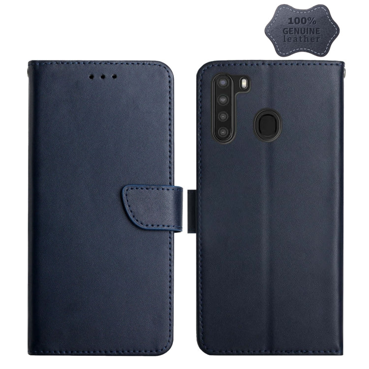 Custodia per telefono flip orizzontale in vera pelle a prova di impronte digitali, For Samsung Galaxy A10s, For Samsung Galaxy A12, For Samsung Galaxy A13 5G, For Samsung Galaxy A20 / A30, For Samsung Galaxy A20e, For Samsung Galaxy A20s               ...