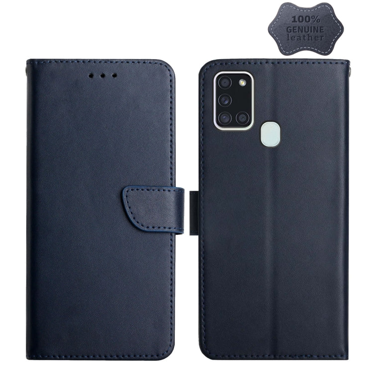Custodia per telefono flip orizzontale in vera pelle a prova di impronte digitali, For Samsung Galaxy A10s, For Samsung Galaxy A12, For Samsung Galaxy A13 5G, For Samsung Galaxy A20 / A30, For Samsung Galaxy A20e, For Samsung Galaxy A20s               ...
