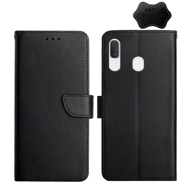 Custodia per telefono flip orizzontale in vera pelle a prova di impronte digitali, For Samsung Galaxy A40, For Samsung Galaxy A41, For Samsung Galaxy A42 5G, For Samsung Galaxy A50, For Samsung Galaxy A51, For Samsung Galaxy A51 5G, For Samsung Galaxy ...