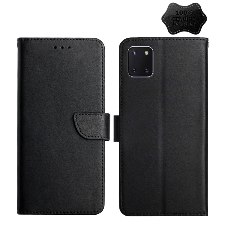 Custodia per telefono flip orizzontale in vera pelle a prova di impronte digitali, For Samsung Galaxy A40, For Samsung Galaxy A41, For Samsung Galaxy A42 5G, For Samsung Galaxy A50, For Samsung Galaxy A51, For Samsung Galaxy A51 5G, For Samsung Galaxy ...