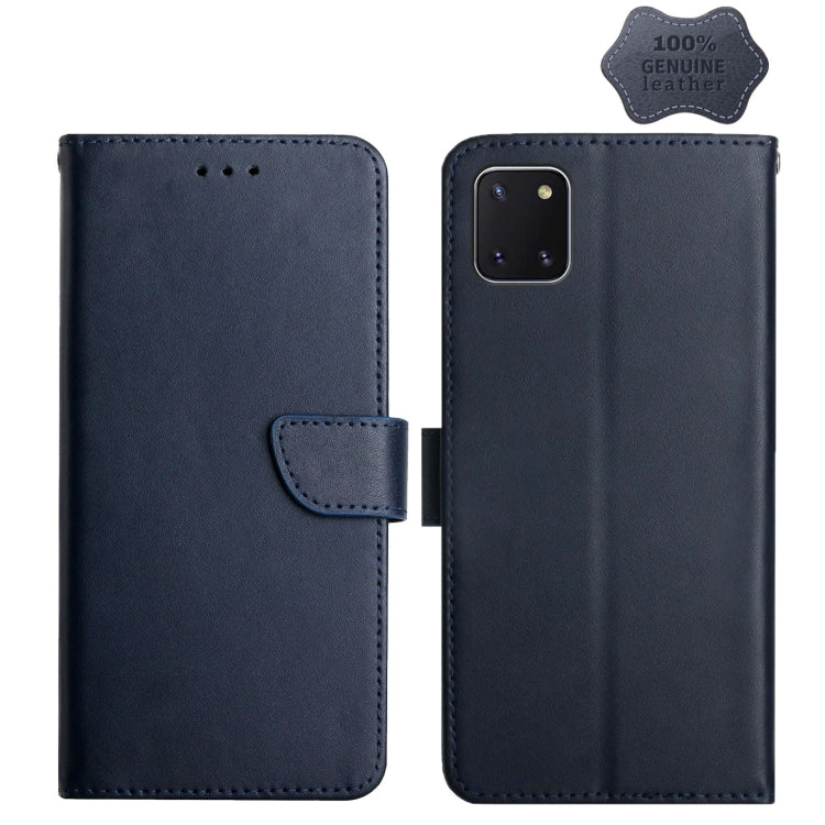 Custodia per telefono flip orizzontale in vera pelle a prova di impronte digitali, For Samsung Galaxy A40, For Samsung Galaxy A41, For Samsung Galaxy A42 5G, For Samsung Galaxy A50, For Samsung Galaxy A51, For Samsung Galaxy A51 5G, For Samsung Galaxy ...