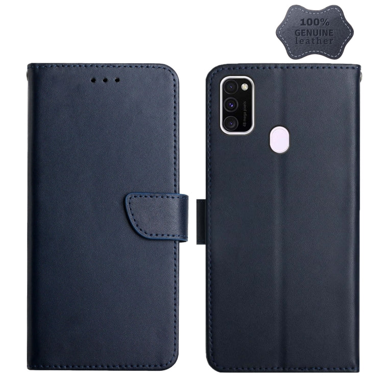 Custodia per telefono flip orizzontale in vera pelle a prova di impronte digitali, For Samsung Galaxy A91, For Samsung Galaxy F52 5G, For Samsung Galaxy J2 Prime, For Samsung Galaxy M10 / A10, For Samsung Galaxy M21 / M30s, For Samsung Galaxy M31      ...