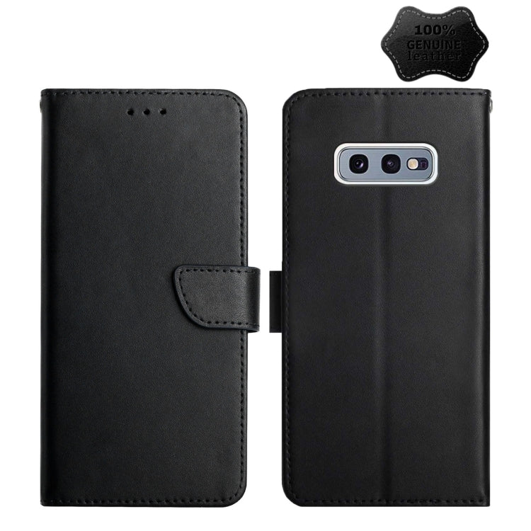 Custodia per telefono flip orizzontale in vera pelle a prova di impronte digitali, For Samsung Galaxy Note20 Ultra, For Samsung Galaxy S10, For Samsung Galaxy S10e, For Samsung Galaxy S10+, For Samsung Galaxy S20, For Samsung Galaxy S20 FE             ...