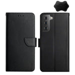Custodia per telefono flip orizzontale in vera pelle a prova di impronte digitali, For Samsung Galaxy S22 5G, For Samsung Galaxy S22+ 5G, For Samsung Galaxy S22 Ultra 5G