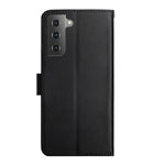 Custodia per telefono flip orizzontale in vera pelle a prova di impronte digitali, For Samsung Galaxy S22 5G, For Samsung Galaxy S22+ 5G, For Samsung Galaxy S22 Ultra 5G